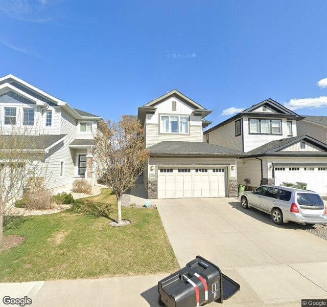 Street view of 7775 Getty Wynd NW, Edmonton