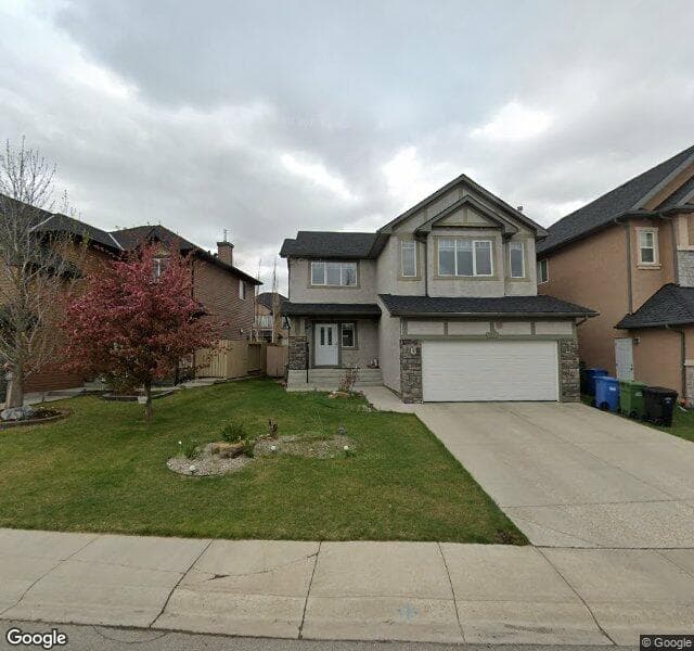 Street view of 129 Evergreen Plaza SW, Calgary