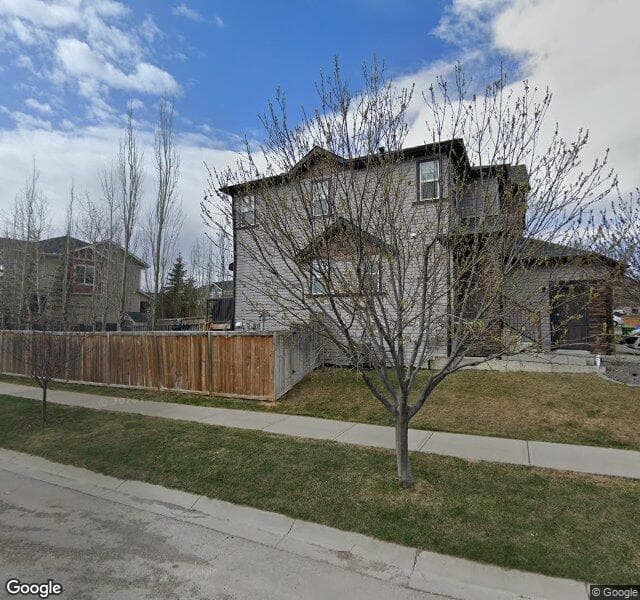 Street view of 96 Sage Hill Point NW, Calgary