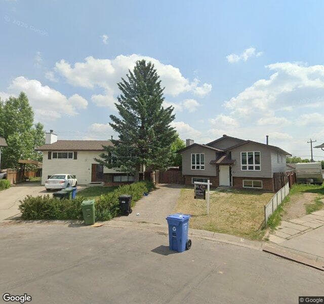 Street view of 44 Fallingworth Place NE, Calgary