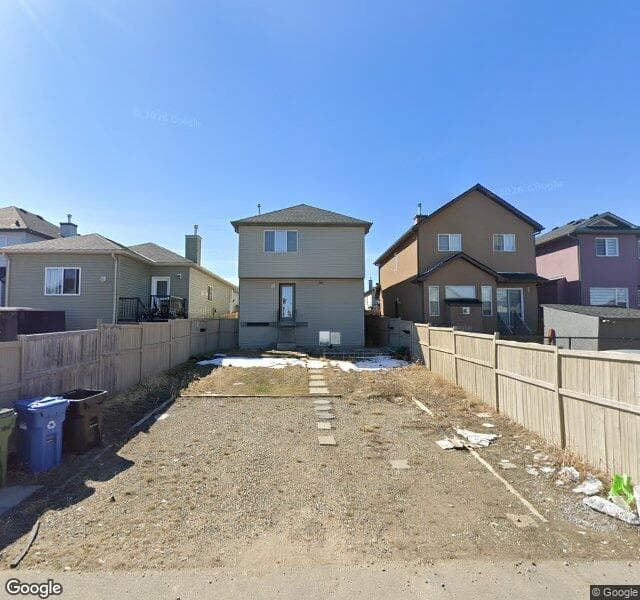 Street view of 163 Saddlecrest Park NE, Calgary