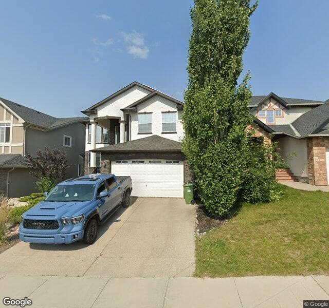 Street view of 36 Crestmont Way SW, Calgary