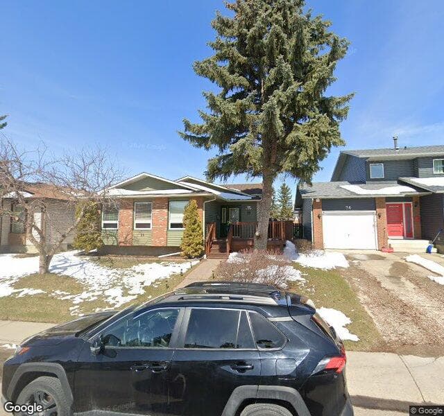 Street view of 28 Castledale Way NE, Calgary