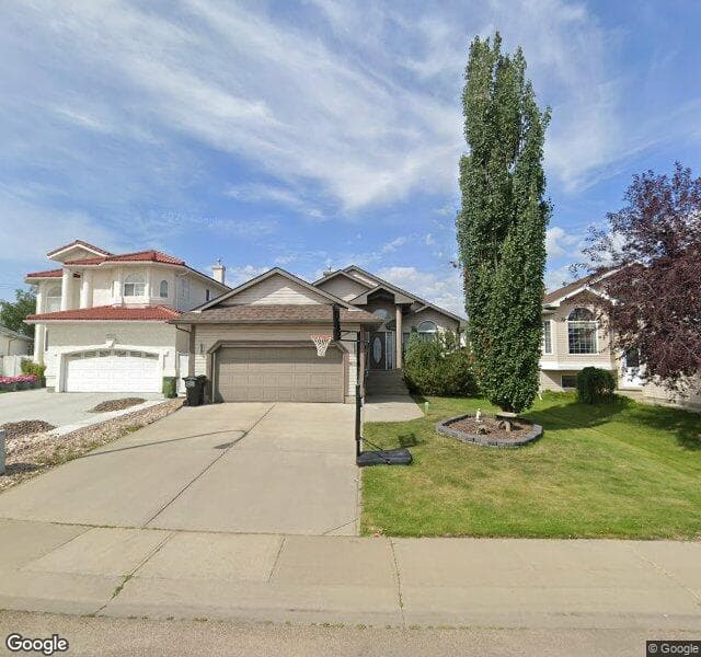 Street view of 16348 88 Street NW, Edmonton