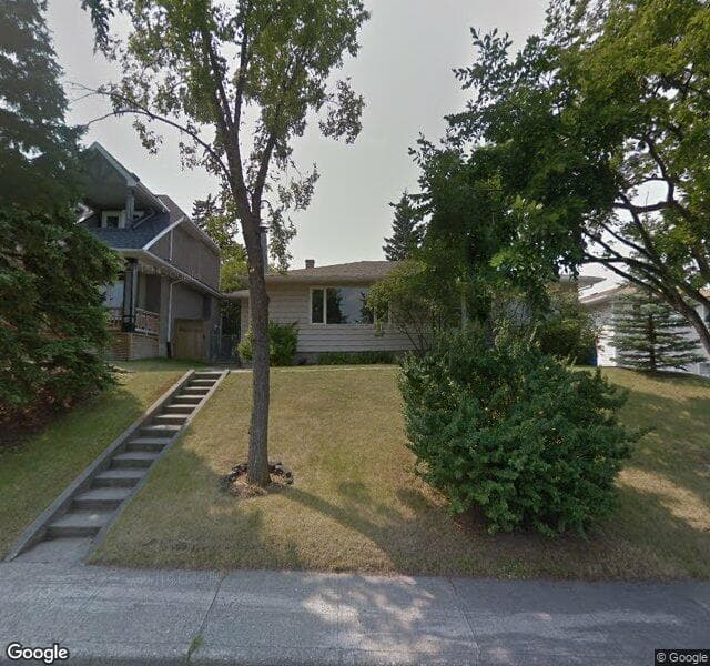 Street view of 1335 Windsor Street NW, Calgary