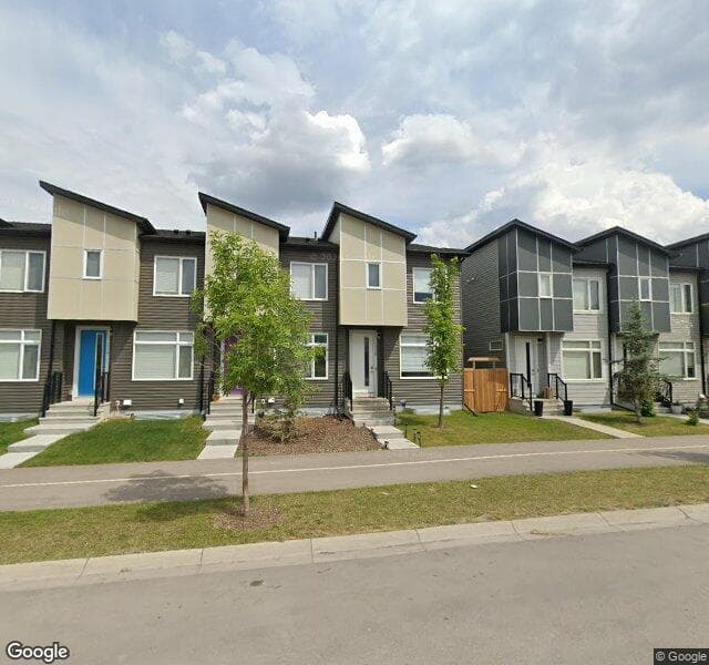 Street view of 338 Redstone Boulevard NE, Calgary