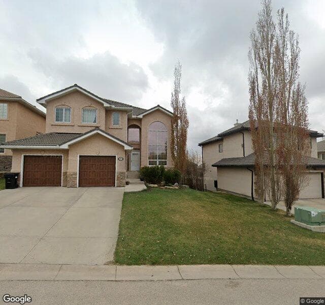 Street view of 17 Hamptons Manor NW, Calgary