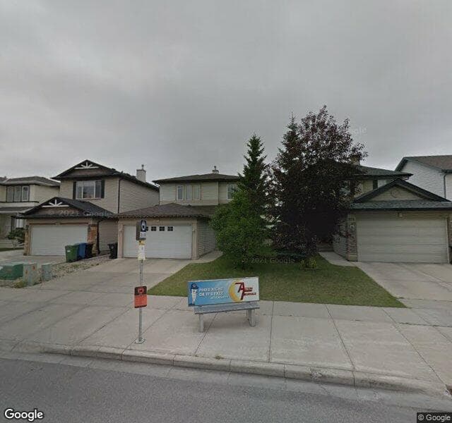 Street view of 478 Panamount Boulevard NW, Calgary