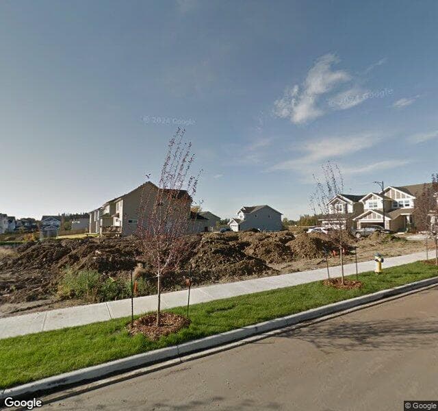 Street view of 7946 Erasmus Crescent NW, Edmonton