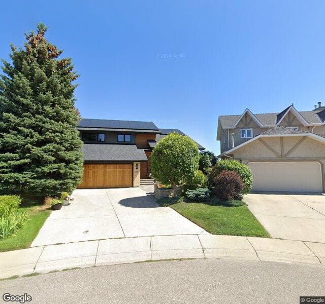 Street view of 115 Strathcona Mews SW, Calgary