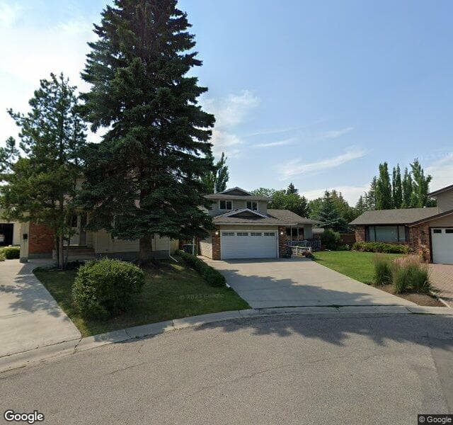 Street view of 24 Brookmere Gardens SW, Calgary