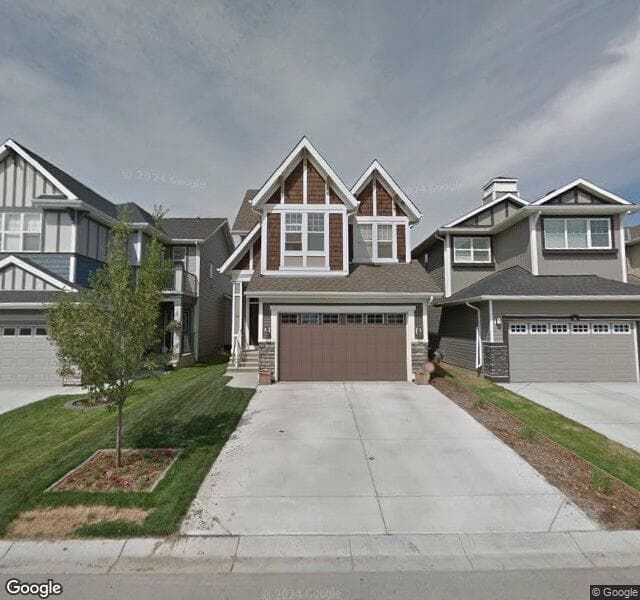 Street view of 58 Auburn Crest Way SE, Calgary