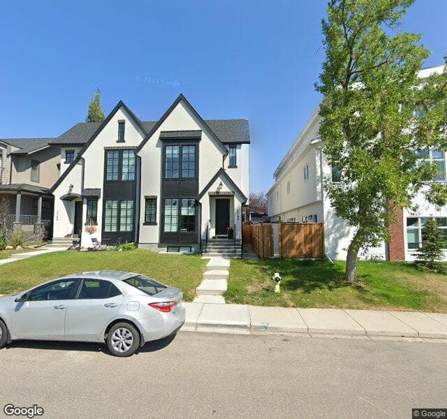 Street view of 1706 37 Avenue SW, Calgary