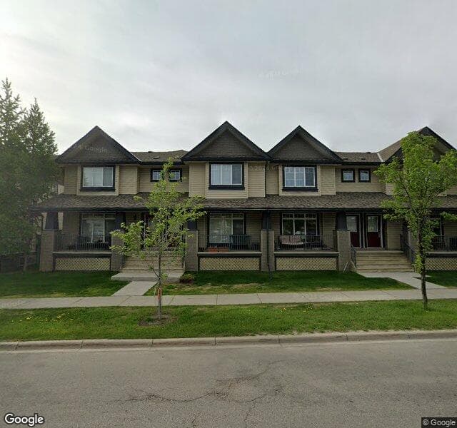 Street view of 1-133 Copperpond Heights SE, Calgary