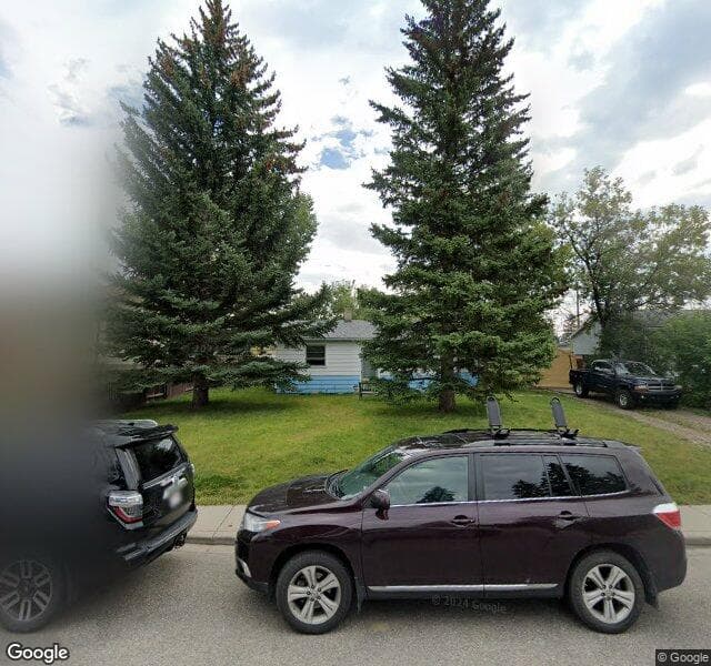 Street view of 4524 72 Street NW, Calgary