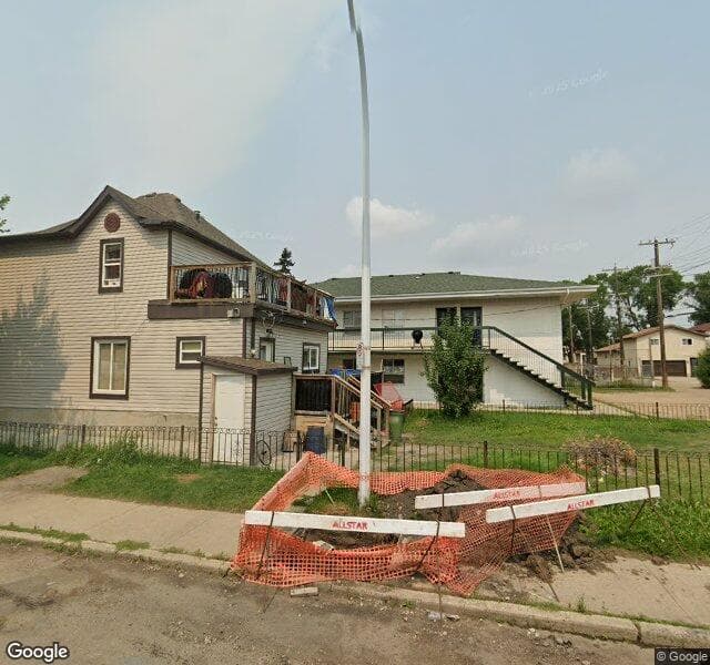 Street view of 10639 95 Street NW, Edmonton