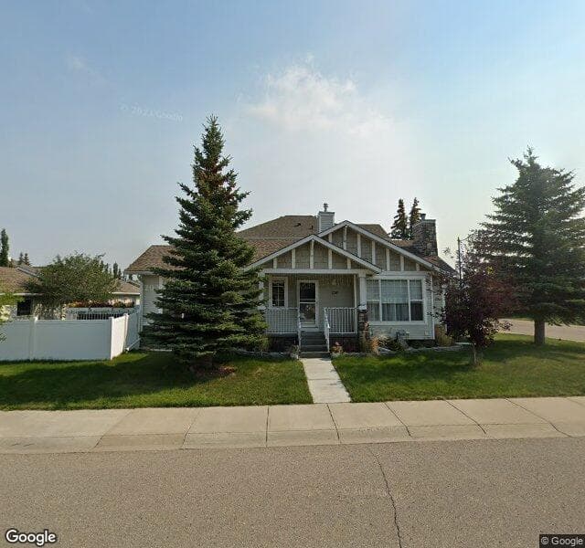 Street view of 120 W Springs Way SW, Calgary