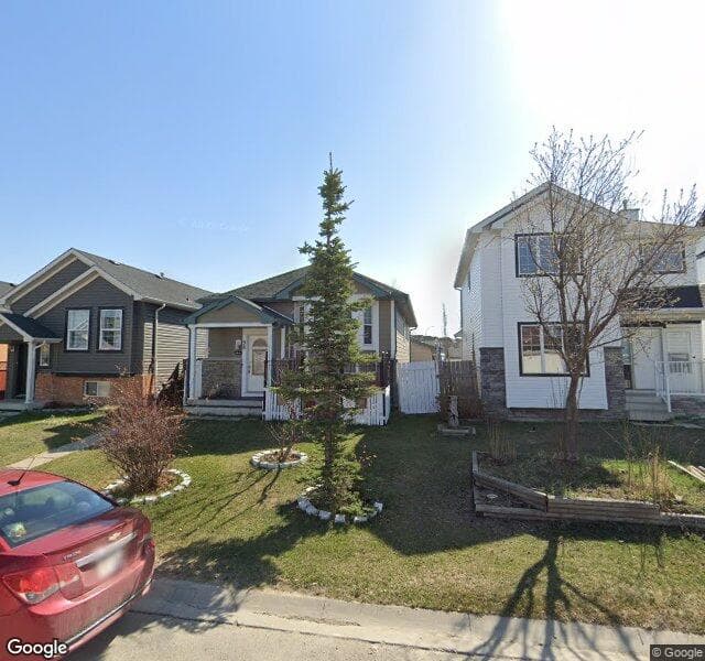 Street view of 98 Saddlemead Road NE, Calgary