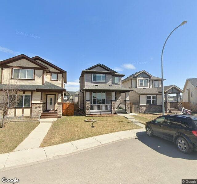 Street view of 83 Skyview Springs Manor NE, Calgary