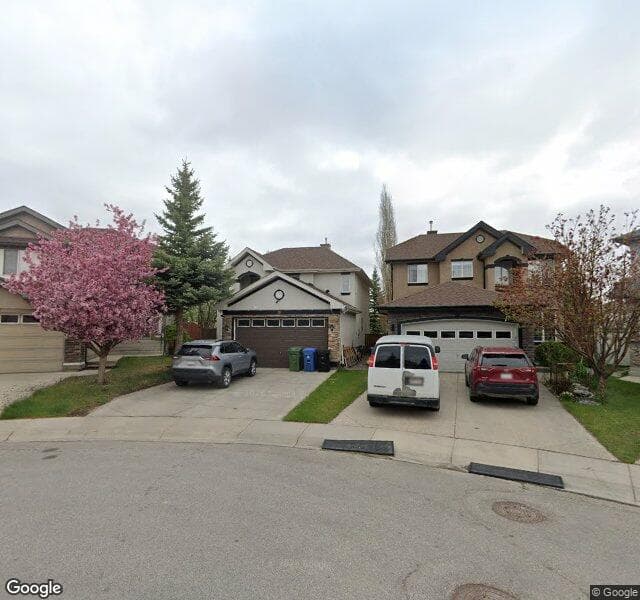 Street view of 46 Everwillow Close SW, Calgary
