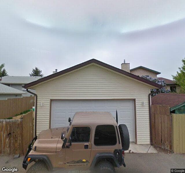 Street view of 216 Riverbirch Road SE, Calgary