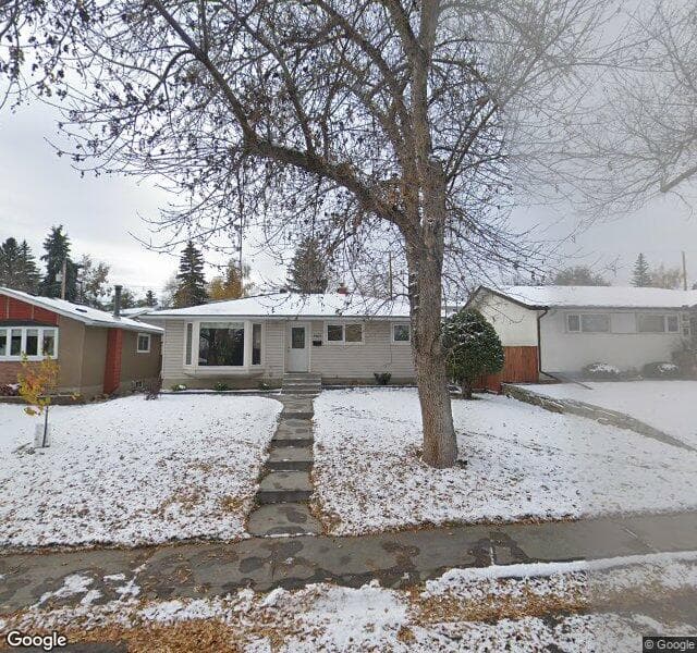 Street view of 7407 Fountain Road SE, Calgary