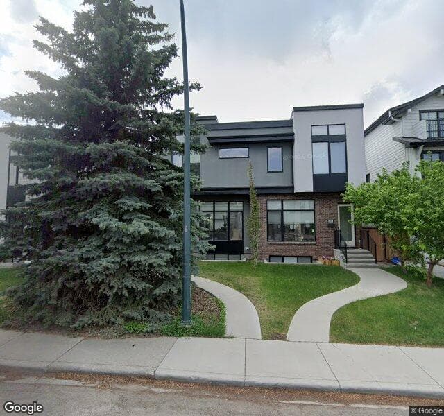 Street view of 2505 17 Street NW, Calgary