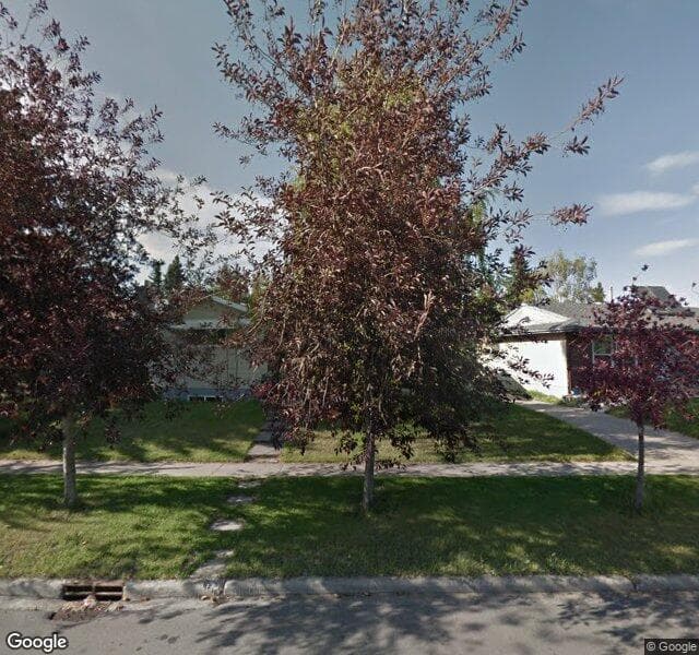 Street view of 5048 Marlborough Drive NE, Calgary