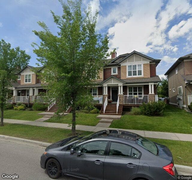 Street view of 136 Chaparral Valley Gardens SE, Calgary