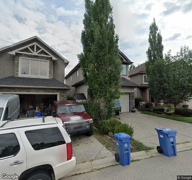 Street view of 74 Valley Crest Rise NW, Calgary