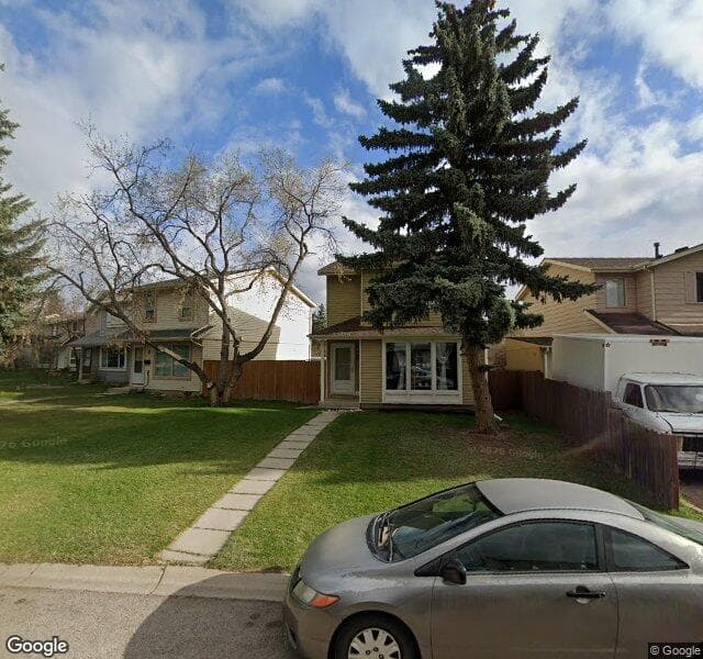 Street view of 22 Erin Croft Crescent SE, Calgary