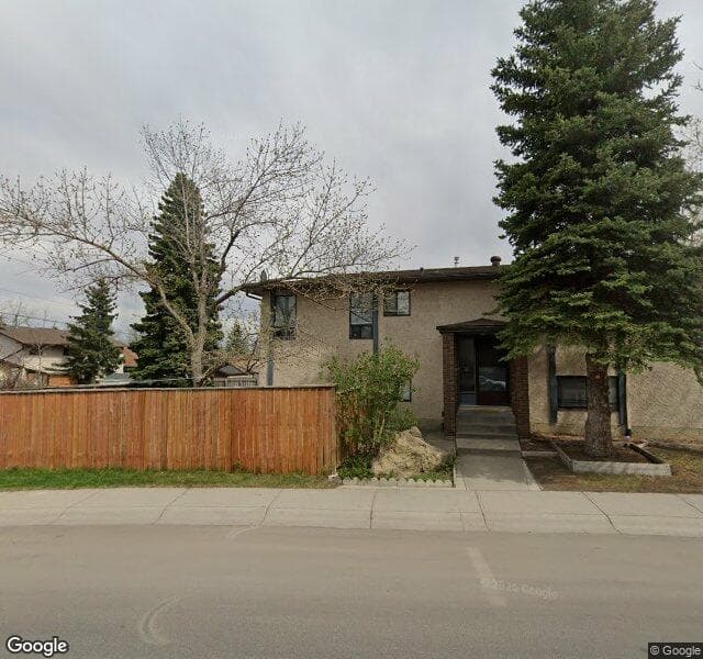 Street view of 1124 Berkley Drive NW, Calgary