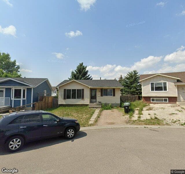 Street view of 120 Castlebrook Way NE, Calgary