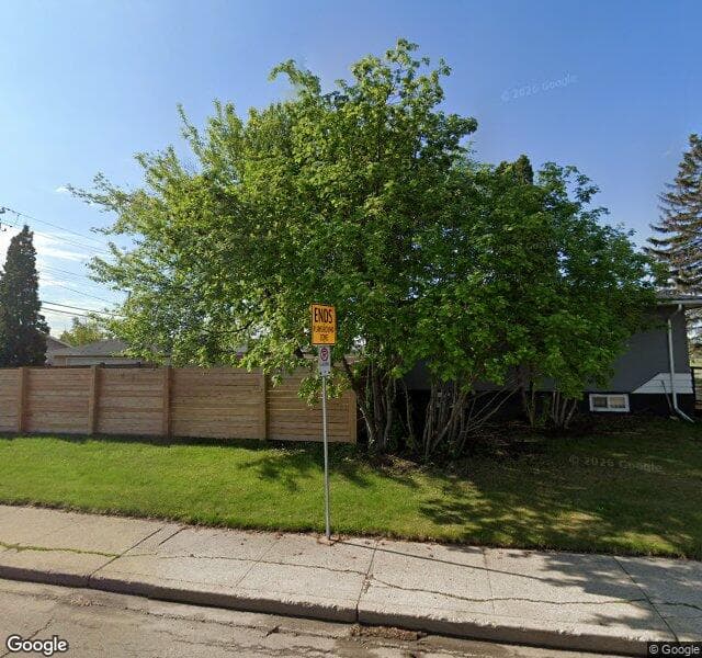 Street view of 13443 73 Street NW, Edmonton