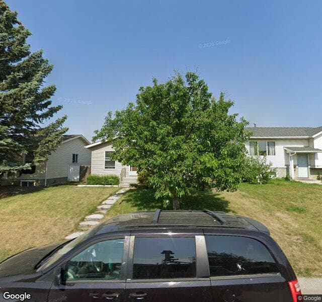 Street view of 87 Falshire Way NE, Calgary