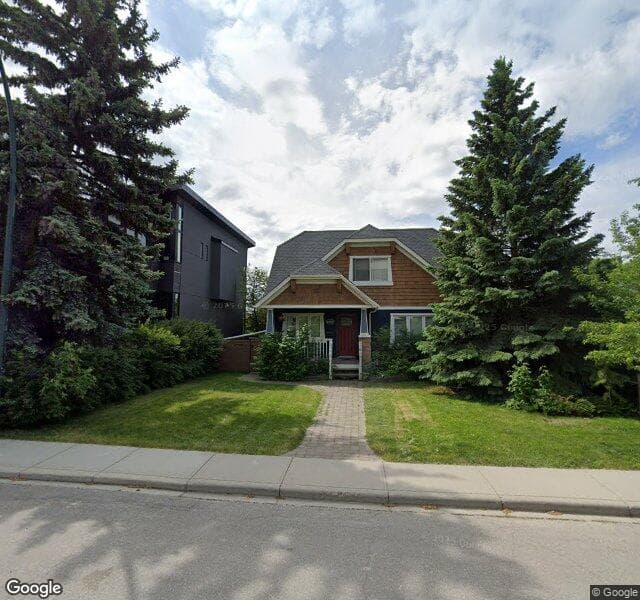 Street view of 2123 9 Avenue NW, Calgary