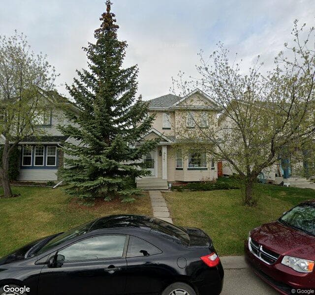 Street view of 2917 Hidden Ranch Way NW, Calgary
