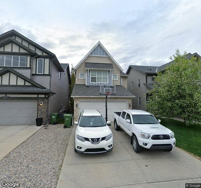 Street view of 79 Chaparral Valley Way SE, Calgary