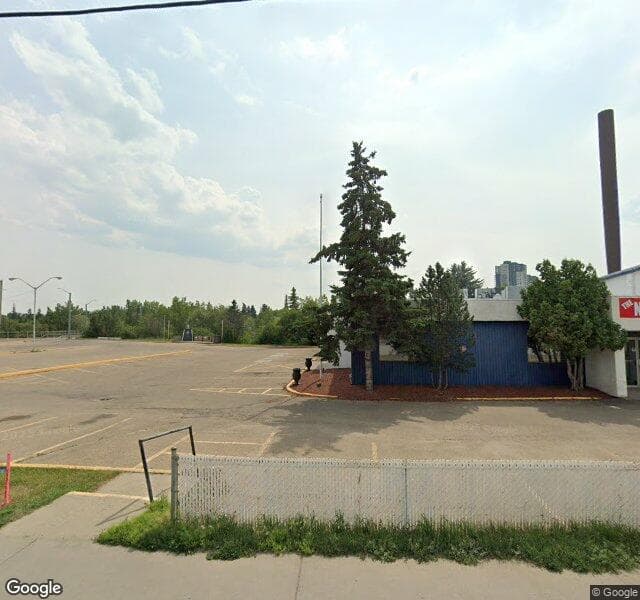 Street view of 82 Street NW, Edmonton