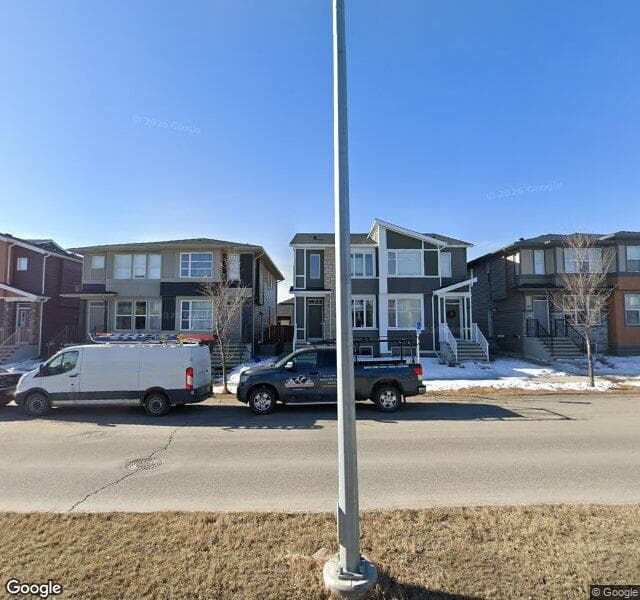 Street view of 95 Cornerstone Avenue NE, Calgary