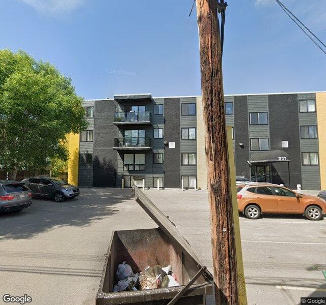 Street view of 205-337 6 Avenue NE, Calgary