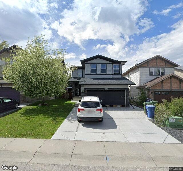 Street view of 160 Chapman Close SE, Calgary