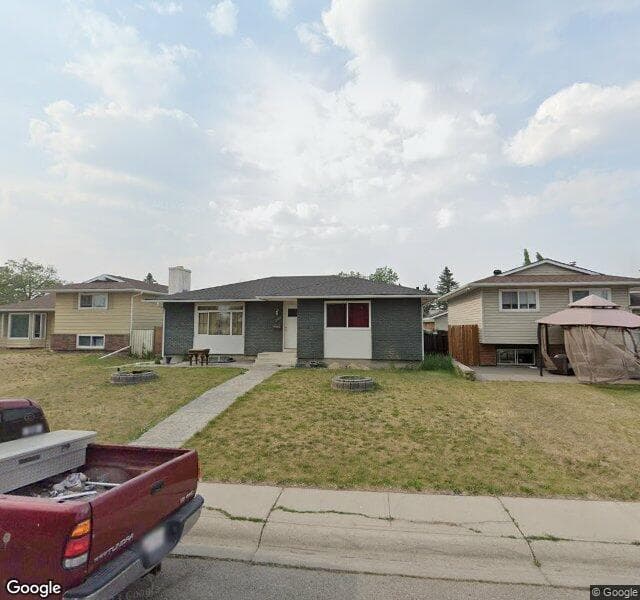 Street view of 208 Pinetree Place NE, Calgary