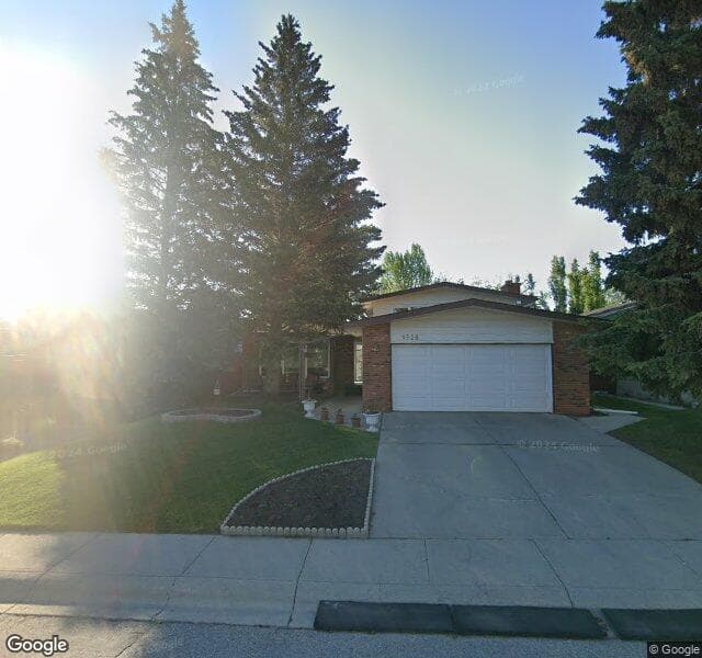 Street view of 9528 Oakland Way SW, Calgary