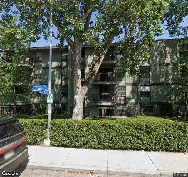 Street view of 404-626 24 Avenue SW, Calgary