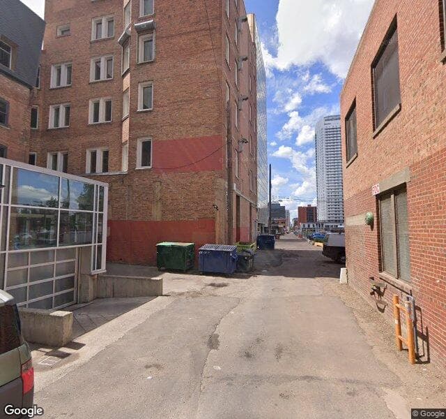 Street view of 303-10106 105 Street NW, Edmonton