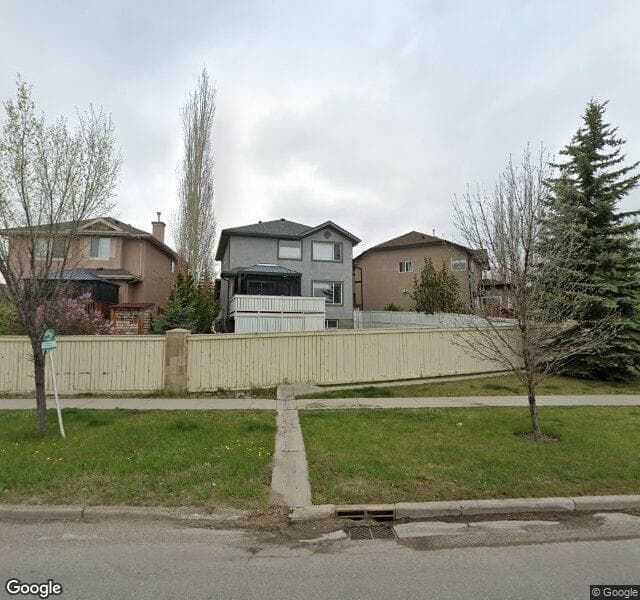 Street view of 54 Everwillow Close SW, Calgary