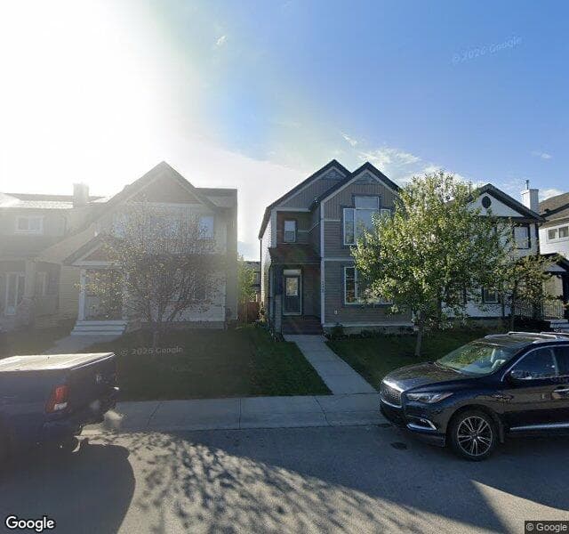 Street view of 212 Copperstone Terrace SE, Calgary