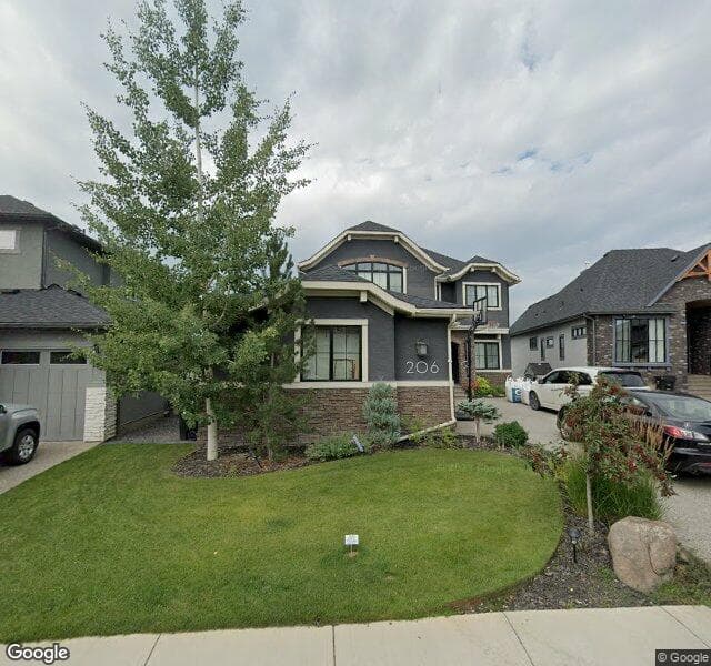Street view of 206 Valley Point Way NW, Calgary
