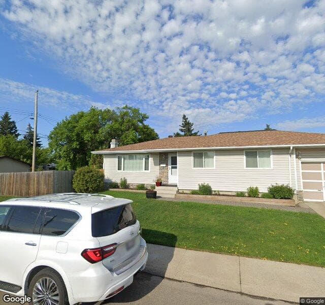 Street view of 13512 75 Street NW, Edmonton
